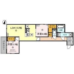 サンパティーク住吉の物件間取画像